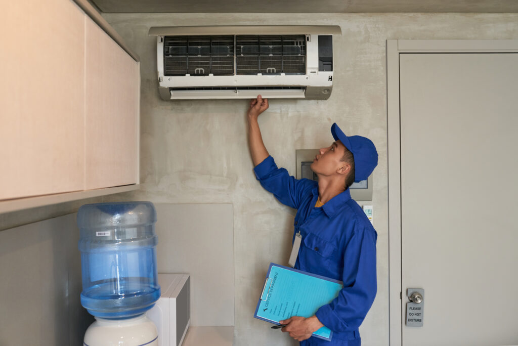 Checking conditioner ductless ac repair